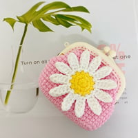 Image 5 of Coin purse - Daisy  and Sunflower ( square purse)