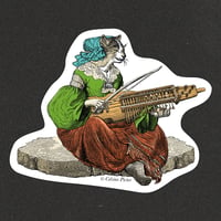 Image 3 of Bremen Musicians sticker set 