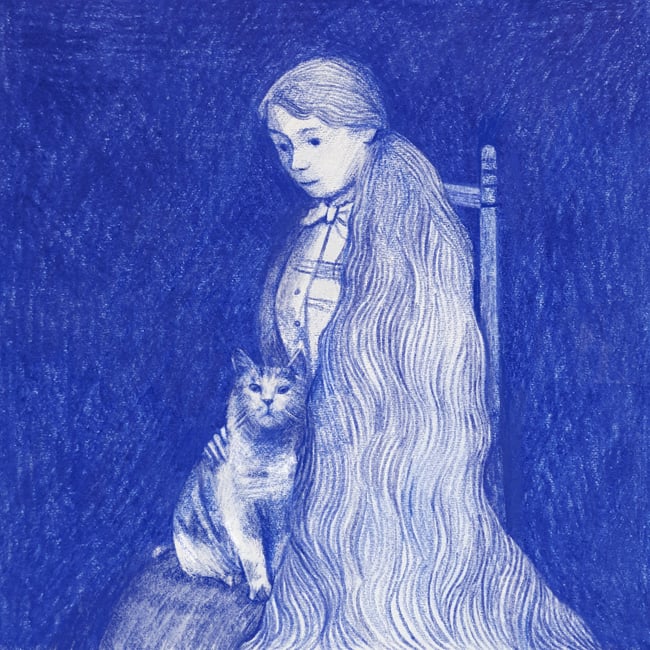 Jemima ~ Cat lady print