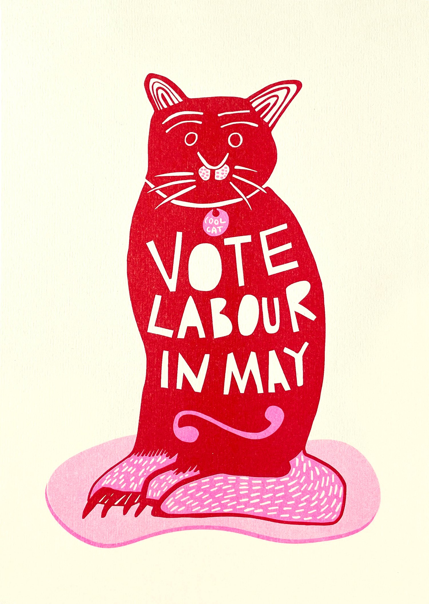 Labour Cool Cat A4 Risograph