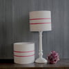 Pair of Small Lampshades - Red - SRP17