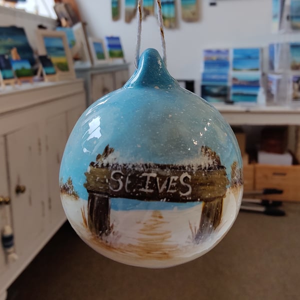 Image of Personalised Signpost Bauble 
