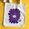 Happy/Sad Flower Double Sided Recycled Tote Bag