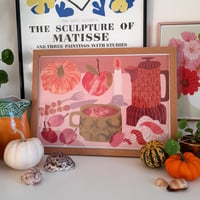 Image 1 of Autumn Table A3 Art Print