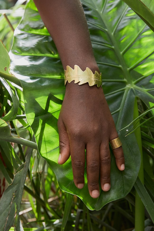 Bracelet feuille de chêne