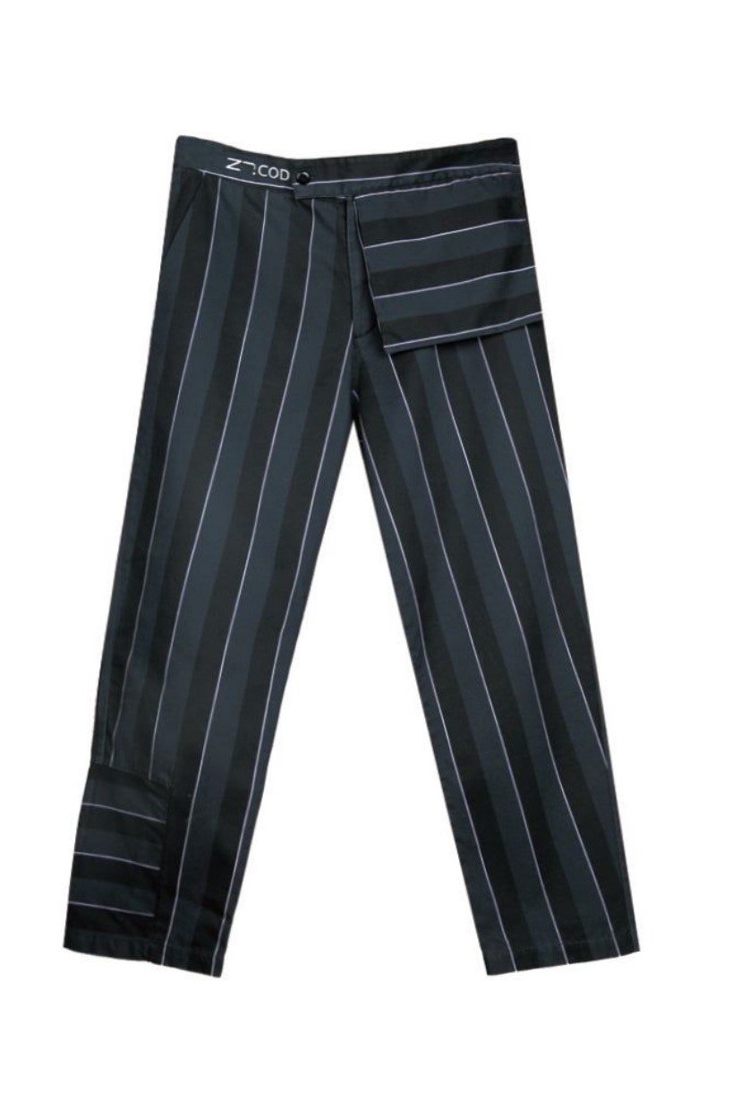 Buy INDIAN TERRAIN Mens Flat Front Slim Fit Stripe Corduroy Trouser |  Shoppers Stop