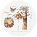 Winnie and Friends on Tree with Quote