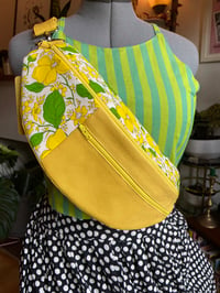 Vintage Yellow and Yellow sling bag