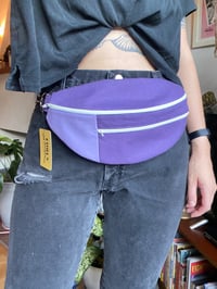 Purple sling bag