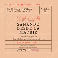 Sanando Desde la Matriz [GRABACIÓN DEL WORKSHOP]