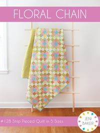 Image 1 of Floral Chain Quilt Pattern (PDF Download)