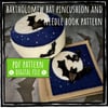 PDF Downloadable Pattern - Bartholomew Bat Pincushion and Needle Book