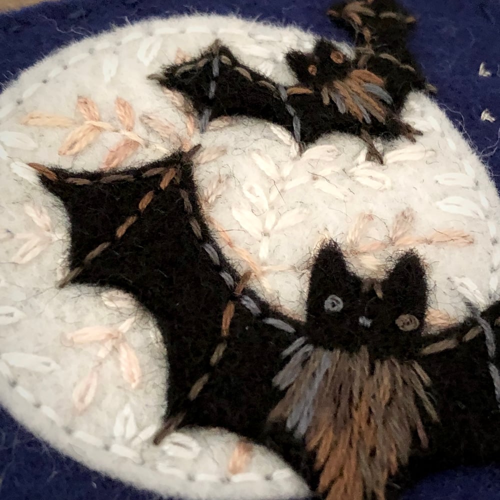 PDF Downloadable Pattern - Bartholomew Bat Pincushion and Needle Book ...