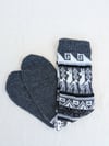 Grey -Alpaca Socks