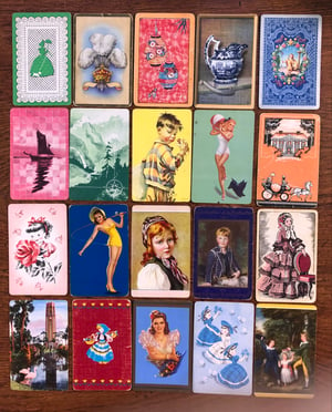 Image of Vintage Playing Cards - people, places and things