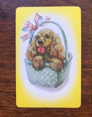 Image of Vintage Playing Cards - Spaniels & Scottys