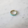 Turquoise Eternity Band Ring