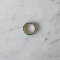 Image 5 of Turquoise Eternity Band Ring