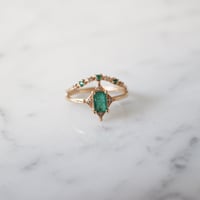 Image 4 of Starry Emerald Band