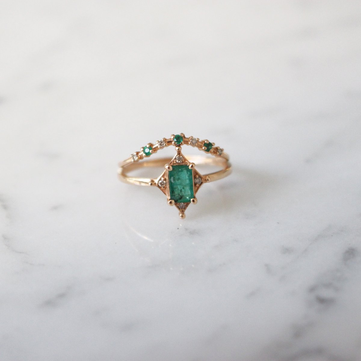 Image of Starry Emerald Band