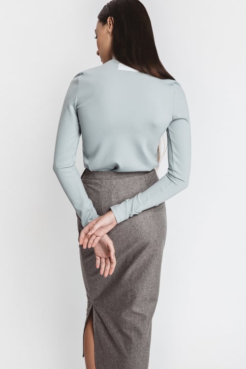 Image of Palette Wool Blend Skirt