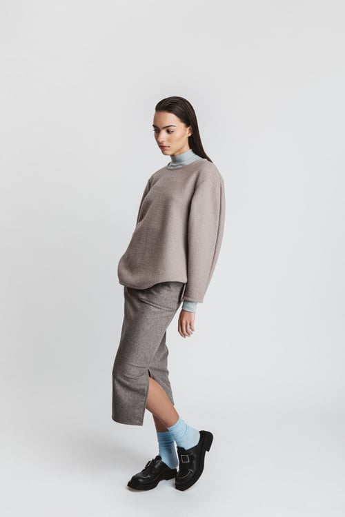 Image of Palette Wool Blend Skirt