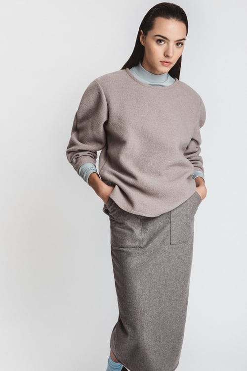 Image of Palette Wool Blend Skirt
