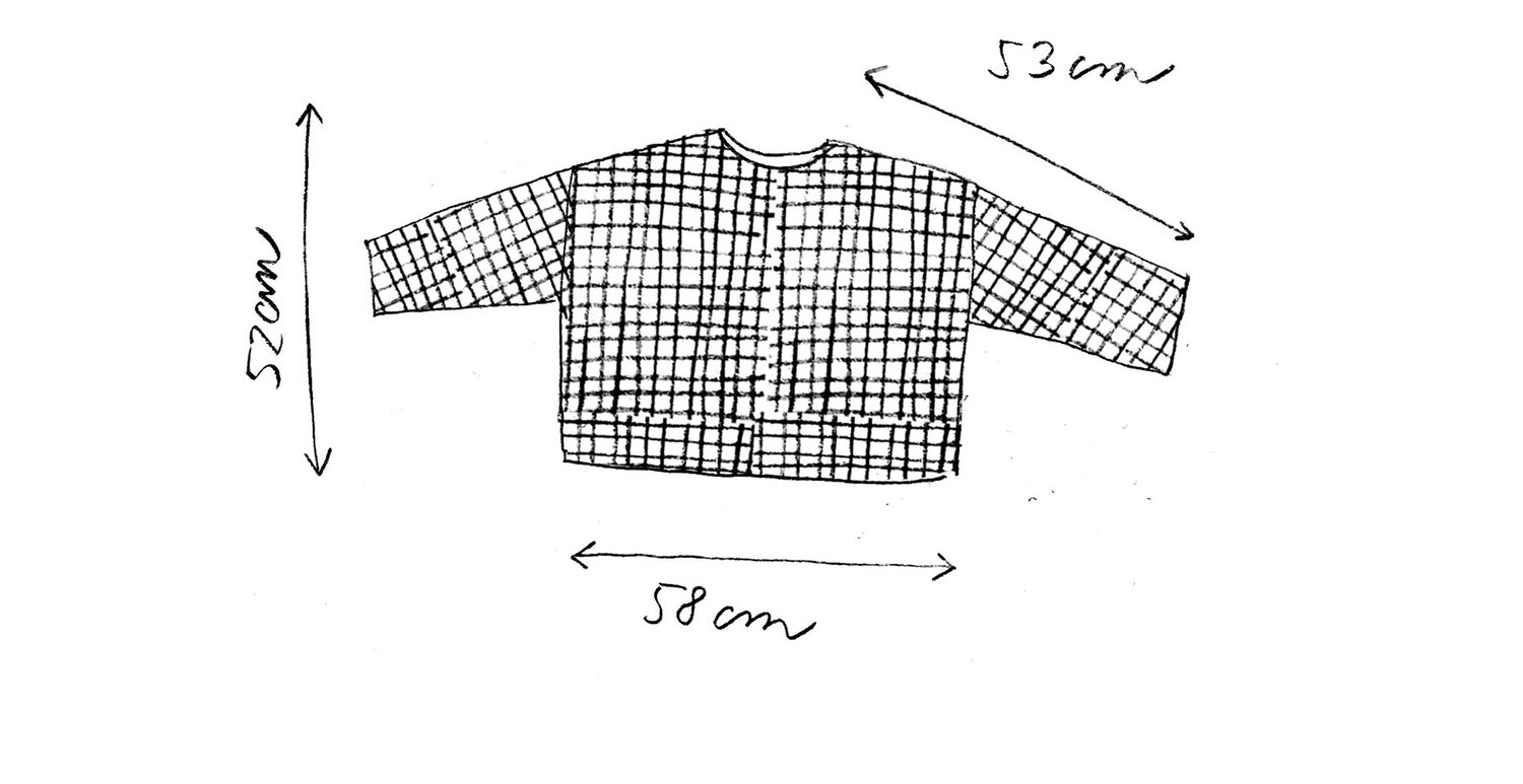 Image of GRID LOOSE TSHIRT (preorder)