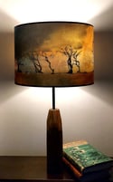Hawthorns Drum Lampshade by Lily Greenwood (30cm Diameter)