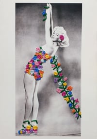 Image 4 of Floral Marilyn giclee print 