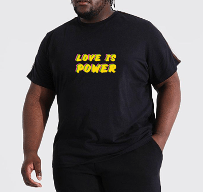 Image of LOVE IS POWER T-SHIRT