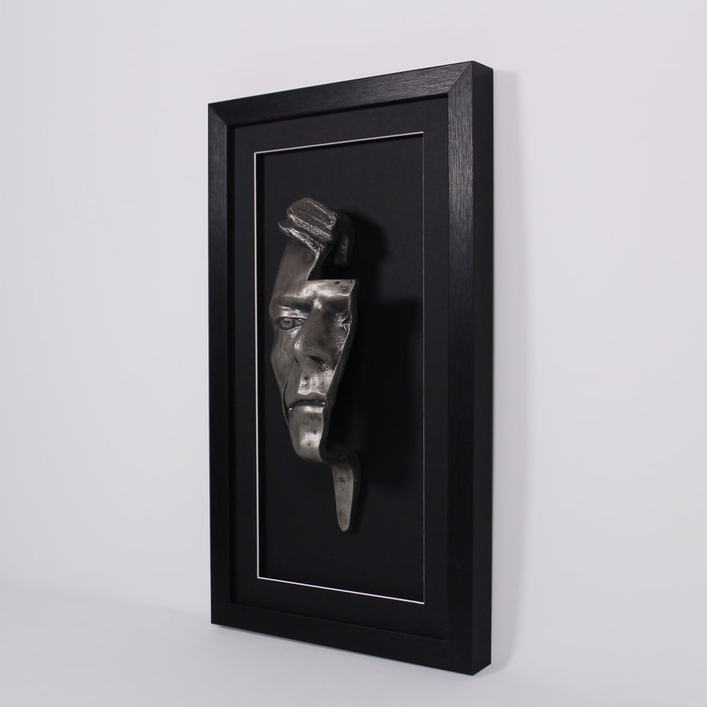 Silver Resin 'Flash' Antique Effect - David Bowie Sculpture