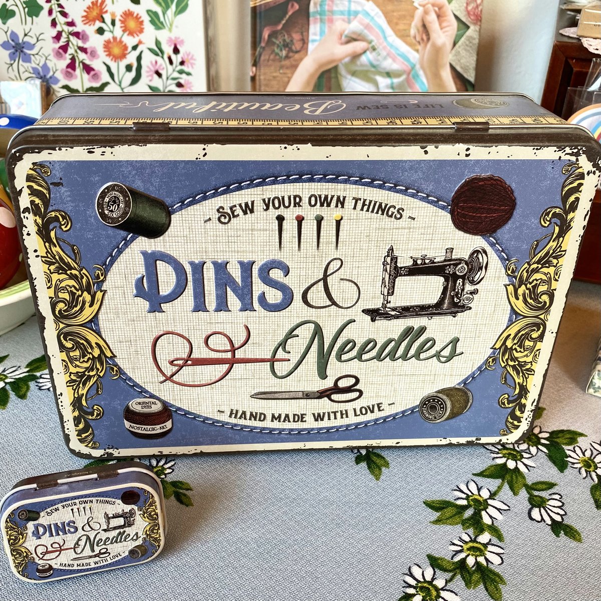 Image of Pins & Needles Sewing and Treasures Tins