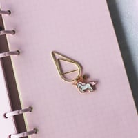 Image 1 of Unicorn Planner Clips (Various Colors)