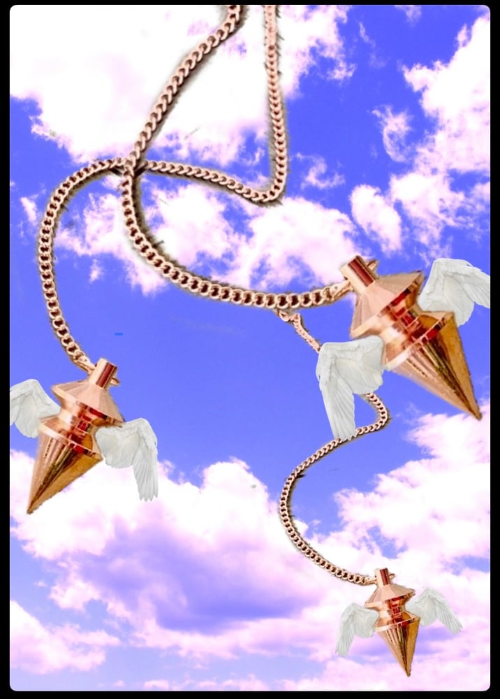 Image of Rose Gold Copper Pendulums