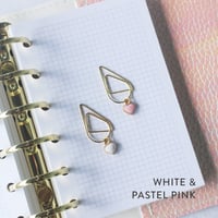 Image 5 of Heart Planner Clips (Various Colors)