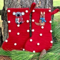 Image 1 of Felt Christmas stockings
