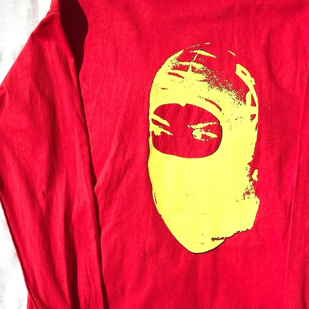 hide and see vintage long sleeve in red