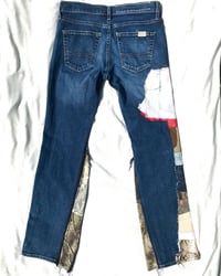 Image of flyer than average flared denim jeans 