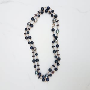 Cats Eye & Tahitian Pearl Eden Necklace