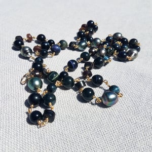 Cats Eye & Tahitian Pearl Eden Necklace