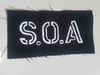 S.O.A. Cloth Patch