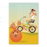 Girl Chopper Space Hopper