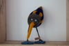 Leri, felt quirky bird sculpture