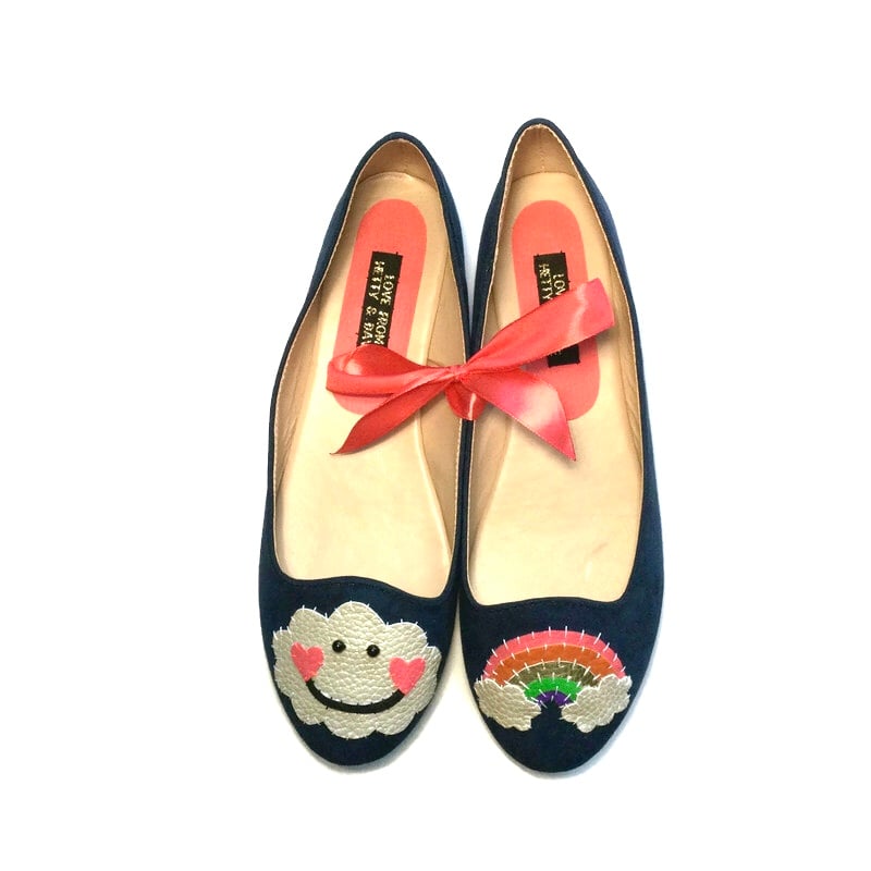 Image of Happy Cloud Rainbow Shoes