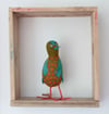 Hilary, felt quirky bird sculpture