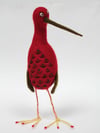 Grove, felt quirky bird sculpture