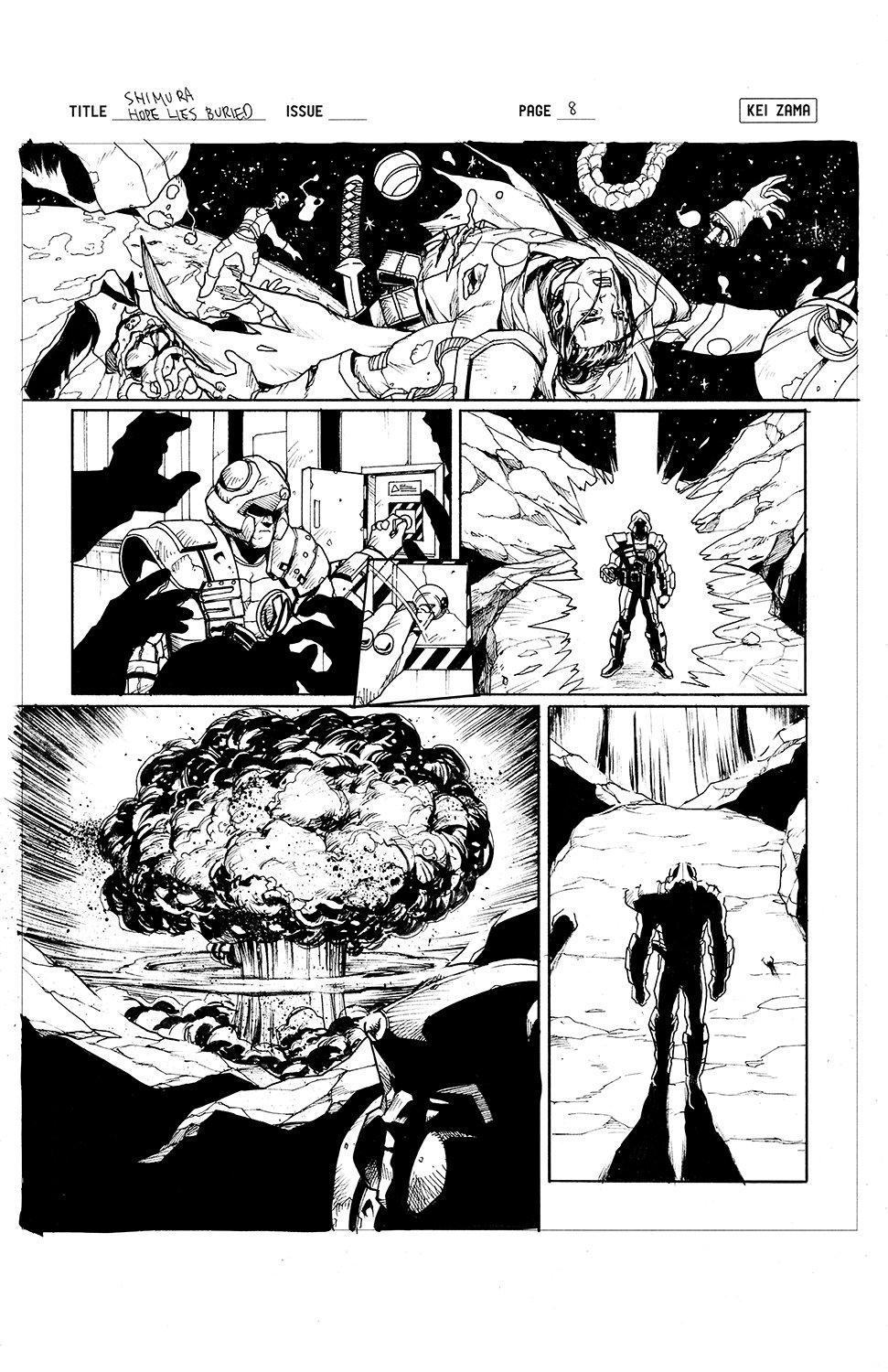 SHIMURA: HOPE LIES BURIED (Judge Dredd Megazine #448) Page 8