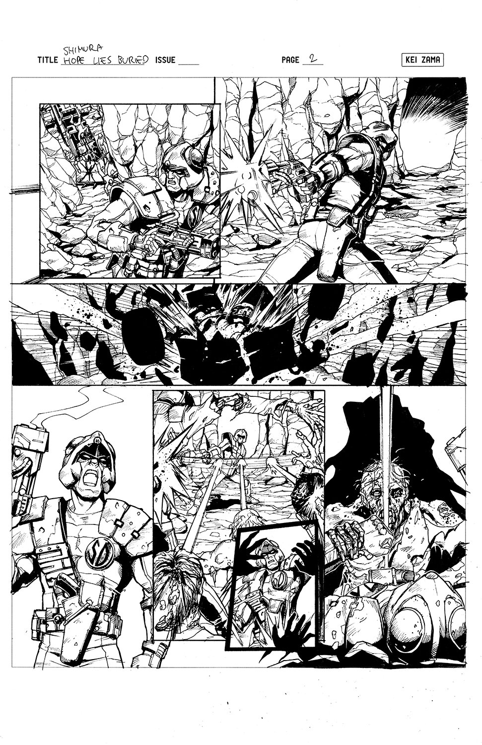 SHIMURA: HOPE LIES BURIED (Judge Dredd Megazine #448) Page 2