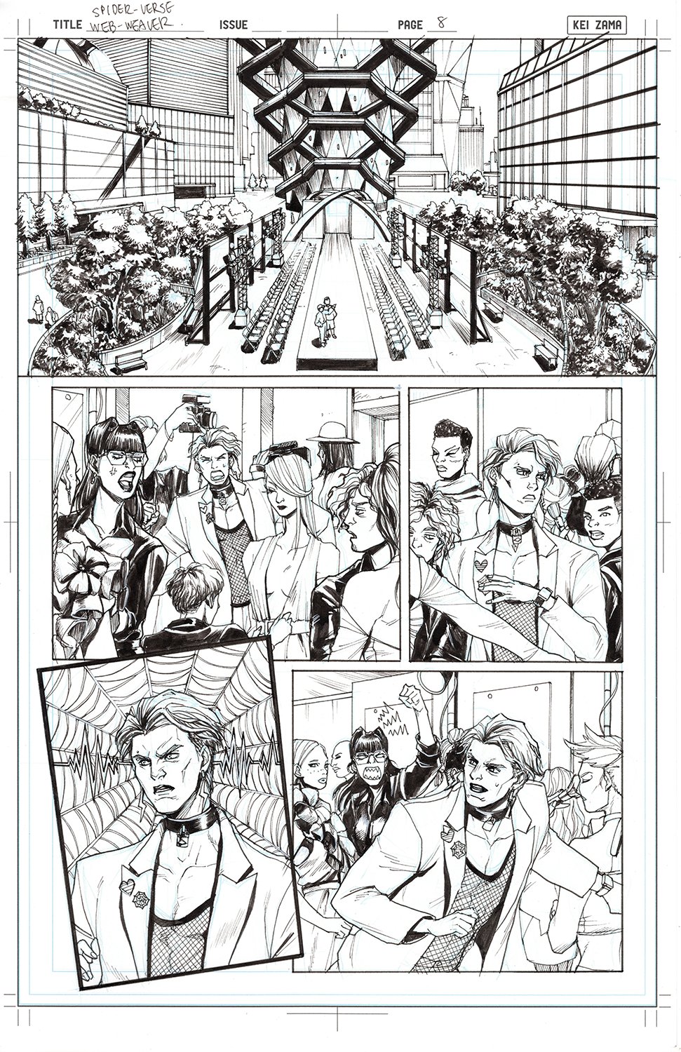 EDGE OF SPIDER-VERSE #5 [Web-Weaver] Page is 8